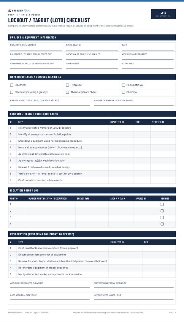 Form 13 preview